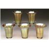 Image 1 : FIVE STEUBEN ART GLASS SHADES