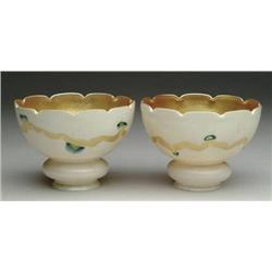 PAIR OF STEUBEN SHADES