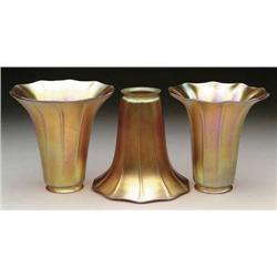 SET OF THREE STEUBEN SHADES