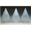 Image 1 : THREE OPALESCENT BULLET SHADES