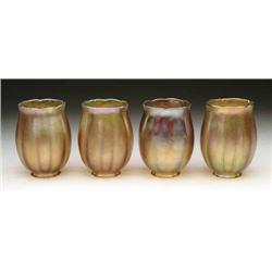 FOUR GOLD TULIP SHADES