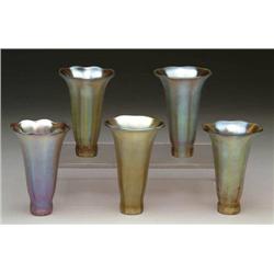 FIVE CONTEMPORARY LILY SHADES