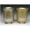 Image 1 : PAIR OF ART GLASS SHADES