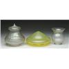 Image 1 : THREE ART GLASS SHADES
