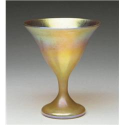 IRIDESCENT ART GLASS VASE