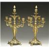 Image 1 : PAIR OF ART NOUVEAU CANDELABRAS