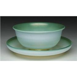 TIFFANY FINGER BOWL & UNDERPLATE