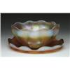 Image 1 : TIFFANY BOWL AND UNDERPLATE