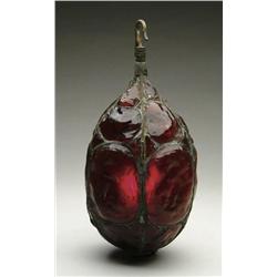 RED TURTLEBACK LANTERN