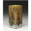 Image 1 : DAUM NANCY WINTER SCENE CAMEO VASE