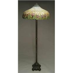 LEADED GLASS FLOOR LAMP