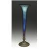 Image 1 : ART GLASS AND BRONZE VASE