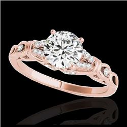 1.20 ctw H-SI/I Diamond Solitaire Ring 10K Rose Gold - REF-188Y2X - SKU:35251