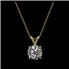 Image 3 : 1.55 ctw H-SI/I Diamond Necklace 10K Yellow Gold - REF-322N5A - SKU:36798