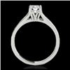 Image 2 : 1 ctw H-SI/I Diamond Solitaire Ring 10K White Gold - REF-184Y3X - SKU:35155