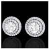 2 ctw VS/SI Diamond Stud Earrings 18K White Gold - REF-263V6Y - SKU:21470