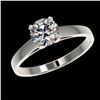 Image 2 : 1.01 ctw H-SI/I Diamond Ring 10K White Gold - REF-199Y5X - SKU:36501