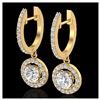1.75 ctw VS/SI Diamond Earrings 18K Yellow Gold - REF-219N8A - SKU:23255