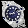 Rolex Ladies Stainless Steel, Diam Dial & Diam/Sapphire Bezel, Sapphire Crystal - REF-431F3M