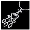 1.60 ctw VS/SI Diamond Necklace 14K White Gold - REF-138F5N - SKU:22419