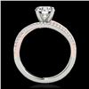 Image 2 : 1.40 ctw H-SI/I Diamond Solitaire Ring 10K White & Rose Gold - REF-163V6Y - SKU:35543