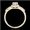 Image 2 : 1.33 ctw H-SI/I Diamond Solitaire Ring 10K Yellow Gold - REF-190X9R - SKU:35315
