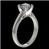 Image 3 : 1.25 ctw VS/SI Princess Diamond Ring 10K White Gold - REF-372M3F - SKU:33013