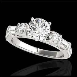 2 ctw H-SI/I Diamond Solitaire Ring 10K White Gold - REF-166N4A - SKU:35471