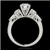 Image 2 : 2 ctw H-SI/I Diamond Solitaire Ring 10K White Gold - REF-166N4A - SKU:35471