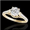Image 1 : 1.46 ctw H-SI/I Diamond Solitaire Ring 10K Yellow Gold - REF-182F7N - SKU:34963