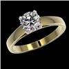 Image 2 : 1.29 ctw H-SI/I Diamond Ring 10K Yellow Gold - REF-255M2F - SKU:36536