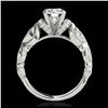 Image 2 : 1.20 ctw H-SI/I Diamond Solitaire Ring 10K White Gold - REF-121K4W - SKU:34675