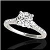 Image 1 : 1.45 ctw H-SI/I Diamond Solitaire Ring 10K White Gold - REF-245N5A - SKU:34979