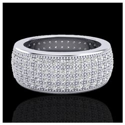 2.50 ctw VS/SI Diamond Eternity Ring 18K White Gold - REF-249W3H - SKU:20883