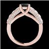 Image 2 : 2.55 ctw VS Black Diamond Solitaire Ring 10K Rose Gold - REF-111M8F - SKU:35511