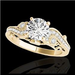 1.50 ctw H-SI/I Diamond Solitaire Ring 10K Yellow Gold - REF-197A3V - SKU:34803