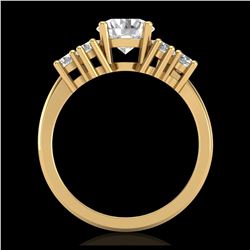 2.1 ctw VS/SI Diamond Solitaire Ring 18K Yellow Gold - REF-465H2M - SKU:36943