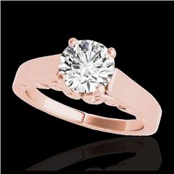 1.25 ctw H-SI/I Diamond Solitaire Ring 10K Rose Gold - REF-238F6N - SKU:35147