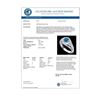 Image 4 : 1.07 ctw Fancy Intense Blue Diamond Art Deco Ring 18K White Gold - REF-200M2F - SKU:37474