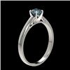 Image 3 : 0.56 ctw Intense Blue Diamond Ring 10K White Gold - REF-50N3A - SKU:36469