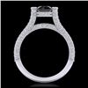 Image 3 : 2 ctw Fancy Black Diamond Ring 18K White Gold - REF-160A2V - SKU:37618