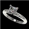 Image 1 : 1.25 ctw VS/SI Princess Diamond Ring 10K White Gold - REF-372N3A - SKU:32916