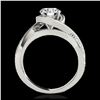Image 2 : 1.15 ctw H-SI/I Diamond Solitaire Ring 10K White Gold - REF-182M7F - SKU:34835