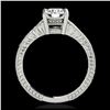 Image 2 : 1.20 ctw H-SI/I Diamond Solitaire Ring 10K White Gold - REF-188F2N - SKU:34747
