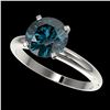 Image 1 : 2.50 ctw Intense Blue Diamond Ring 10K White Gold - REF-577V5Y - SKU:32948