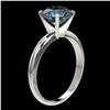 Image 3 : 2.50 ctw Intense Blue Diamond Ring 10K White Gold - REF-577V5Y - SKU:32948