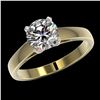 Image 2 : 1.50 ctw H-SI/I Diamond Ring 10K Yellow Gold - REF-339R2K - SKU:33021