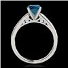 Image 2 : 1.50 ctw SI Fancy Blue Diamond Solitaire Ring 10K White Gold - REF-150Y2X - SKU:34867