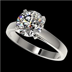 2.55 ctw H-SI/I Diamond Ring 10K White Gold - REF-885R2K - SKU:36560