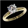 Image 2 : 1.50 ctw H-SI/I Diamond Ring 10K Yellow Gold - REF-330X2R - SKU:32924